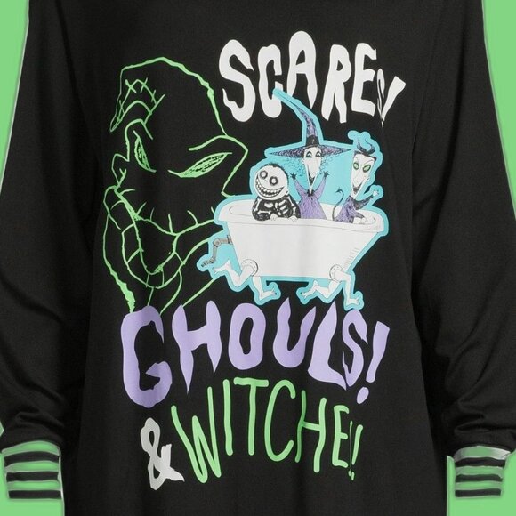 DISNEY The Nightmare Before Christmas Sleepshirt & Socks Set Women's XS 0-2 NEW - Picture 4 of 8